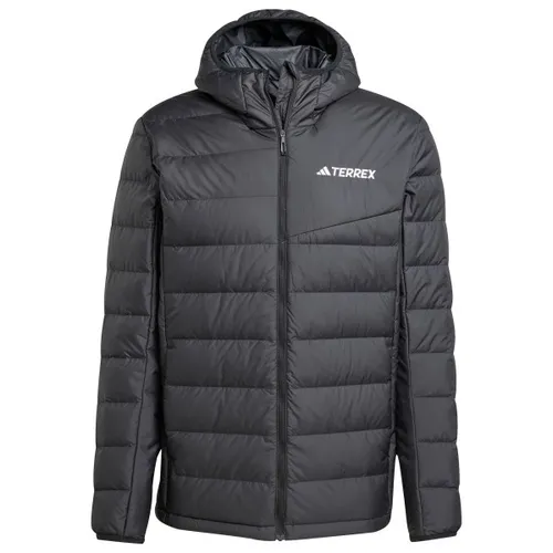 Outdoorjacke ADIDAS TERREX "MT DOWN HO J" - Herren, schwarz, Gr. L - Funktionsjacke mit Hybridmischung aus Daunen- und Synthetikisolierung für optimale Wärme und geringes Packmaß, ideal für Wanderungen und Erkundungen. CLIMAWARM-Technologie sorgt für angenehmes Tragegefühl.