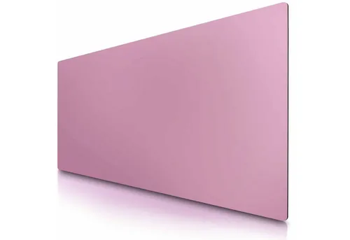 CSL Mauspad XXL Mousepad 900 x 400 x 3 mm, Tischunterlage, Elegante Leder Optik, rutschfest, abwaschbar, Office Schreibtischunterlage, Dunkelrosa