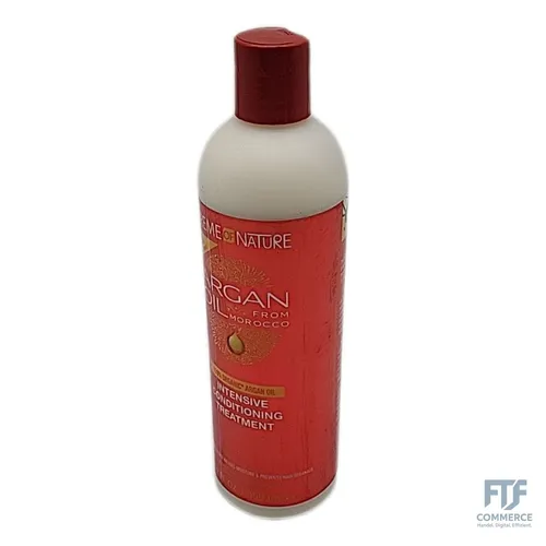 Creme Of Nature Arganöl Intensivpflegebehandlung, 350 ml - Shampoo für intensive Pflege mit zertifiziertem Arganöl aus Marokko. Spendet tiefenwirksam Feuchtigkeit und macht das Haar weich und füllig.