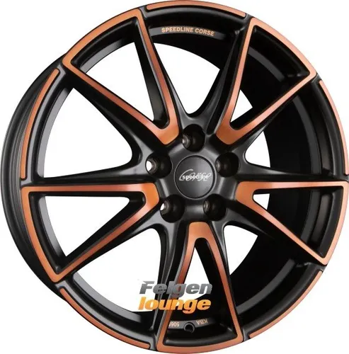 Ronal SL6 Vettore Alufelgen 8.5x19" ET42 Jetblack-Copper Matt - Alufelgen im Doppelspeichendesign, Flow-Forming gefertigt für hohe Stabilität und geringes Gewicht. Ideal für sportliche Fahrzeuge und individuelle Looks.