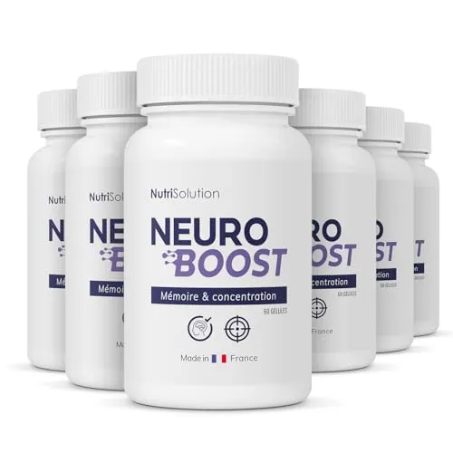 NeuroBoost: Nahrungsergänzungsmittel mit Ginkgo biloba, Vitamin B12 & Kräuterextrakten – Gedächtnis, Konzentration & kognitive Gesundheit – 60 vegane Kapseln (6)