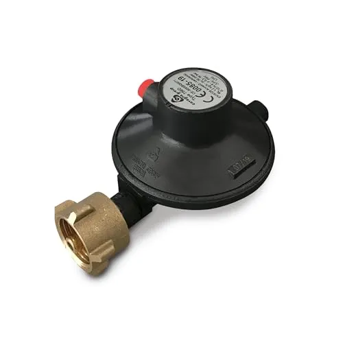 Enders® Gasdruckregler mit Ablassventil für Caravan, 30mbar, #1150, Silber