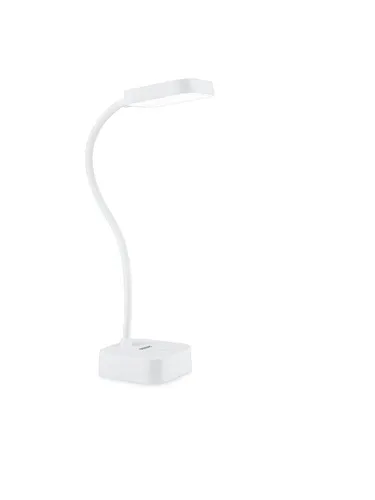 Philips Rock Schreibtischlampe USB weiß - Moderne Schreibtischlampe mit USB-Anschluss, ideal für Home Office und stilvolle Beleuchtung.