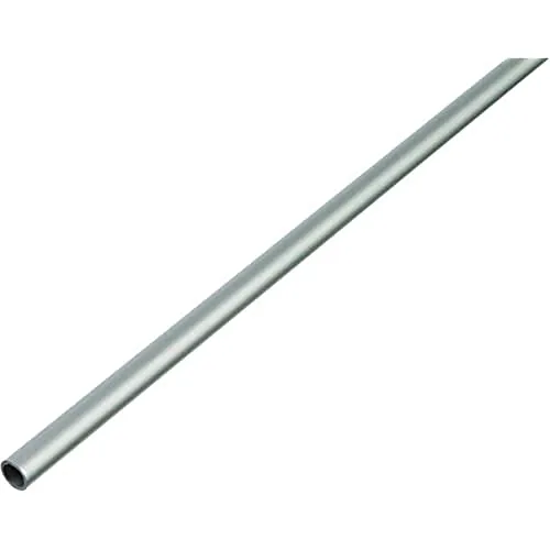 Alberts 473464 Rundrohr | Aluminium, silberfarbig eloxiert | 1000 x 20 x 1 mm