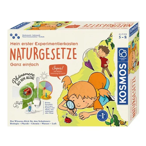Mein erster Experimentierkasten Naturgesetze - Spielzeug für neugierige Entdecker, fördert das Verständnis für physikalische Phänomene durch spannende Experimente.