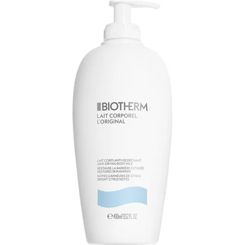 Biotherm Anti-Drying Körpermilch 400 ml - Feuchtigkeitsspendende Bodylotion für trockene Haut, sorgt für eine geschmeidige und gesunde Hauttextur.