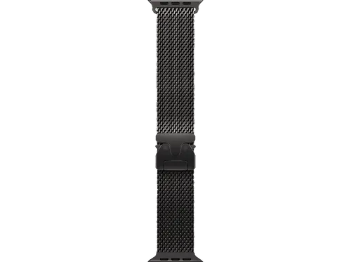 Apple Milanaise Armband Titan für Watch 49mm (schwarz) L - Premium Titan-Milanaise-Armband für Apple Watch Ultra 2, stilvolles Design und optimaler Tragekomfort für jeden Anlass.