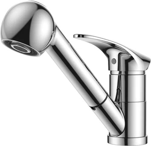 FORIOUS Edelstahl Küchenarmatur mit Brause 360° Drehbar - Luxus Kollektion Spültischarmatur, eleganter Wasserhahn aus Edelstahl, 360° drehbar für maximale Flexibilität in Ihrer Küche.