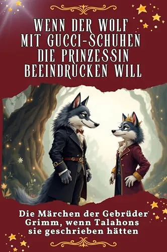Wenn der Wolf mit Gucci-Schuhen die Prinzessin beeindrucken will - Genial lustiges Humorbuch - das perfekte Geschenk für Weihnachten und Geburtstag: ... Grimm, wenn Talahons sie geschrieben hätten