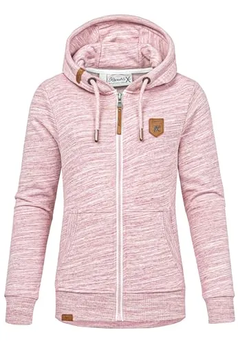 REPUBLIX Damen Sweatjacke Hoodie Zipper Jacke RD-020 Bordeaux XL - Stylische REPUBLIX Damen Sweatjacke mit praktischen Reißverschluss, ideal für lässige Outfits und den täglichen Komfort. Perfekt für entspannte Tage und sportliche Aktivitäten.