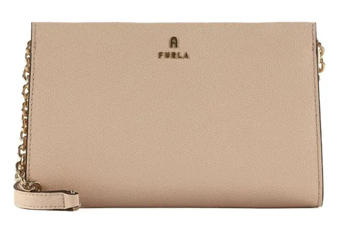 Furla Camelia Mini Crossbody Umhängetasche aus echtem Leder - Elegante FURLA Mini Crossbody Umhängetasche aus hochwertigem Leder. Mit zahlreichen Fächern für Karten und einem stilvollen Design ist sie der perfekte Begleiter für jeden Anlass.