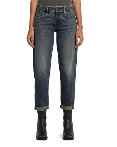 G-STAR Boyfriend-Jeans "Kate" für Damen, Gr. 32, Länge 32, schwarz - Bequeme Boyfriend-Jeans in 7/8-Länge aus Baumwollstretch-Denim für hohen Tragekomfort. Ideal für lässige und stilvolle Outfits.