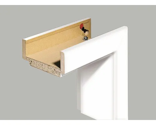 Komplettzarge Pertura CPL weiß (ähnlich RAL 9010) 198,5x86,0x26,5 cm Rechts