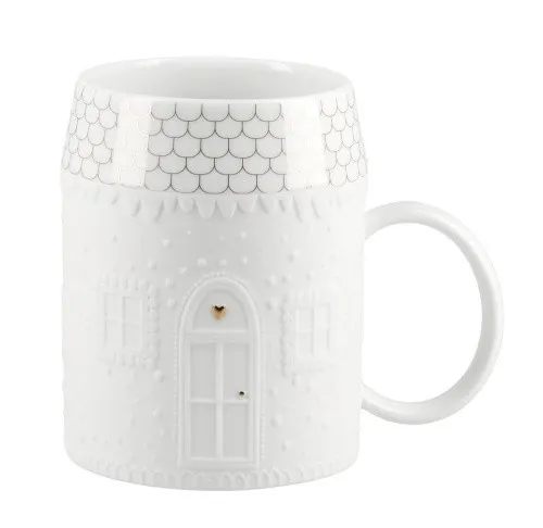 räder Haustasse Lebkuchen aus Porzellan - Thermobehälter mit winterlichem Charme, ideal für Kaffee, Tee oder heiße Schokolade – bringt Gemütlichkeit in Ihr Zuhause.