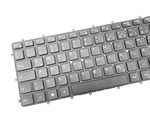 T-ProTek DEUTSCHE - Schwarz Tastatur Keyboard Beleuchtung kompatibel für Dell Latitude 5400 PTVJ9