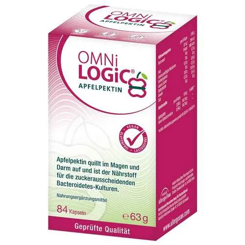 Omni LOGiC Apfelpektin Kapseln 84 St - Nahrungsergänzung - Praktische Kapseln mit Apfelpektin, ideal für Ihre tägliche Ernährung. Unterstützen Sie Ihre Gesundheit mit geprüfter Qualität.