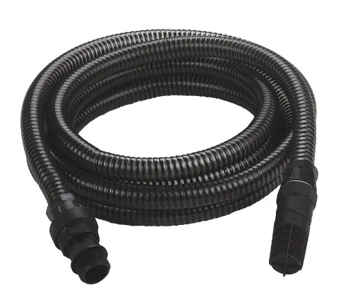 Original Einhell Saugschlauch 4 m (Pumpen-Zubehör, für Einhell Pumpen, Hauswasserwerke & -automaten, Länge 4 m, Ø 25 mm, inkl. Adapter, Doppelnippel, Rückschlagventil)