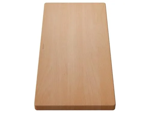 BLANCO Schneidbrett aus massiver Buche | 540 x 260 mm - Becken-Zubehör aus hochwertiger Buche, für flexibles Arbeiten direkt an der Spüle, ideal für effizientes Kochen.