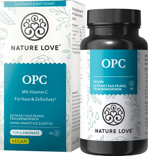 Nature Love OPC Traubenkernextrakt Kapseln 90 St (45 g)