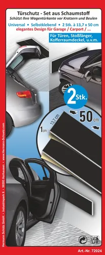 Türschutz-Set aus Schaumstoff selbstklebend 2er-Set à  40 x 14 x 1 cm  Schutz Un