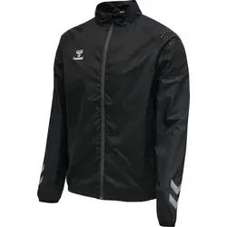 Hummel hmlLEAD PRO TRAINING JACKET/WINDBREAKER - Blau - 2XL - Trainingsbekleidung mit wasserabweisendem WP3000-Schutz, ideal für windige und regnerische Tage. Bequemer Regular Fit und elastische Ärmelbündchen sorgen für optimale Bewegungsfreiheit.