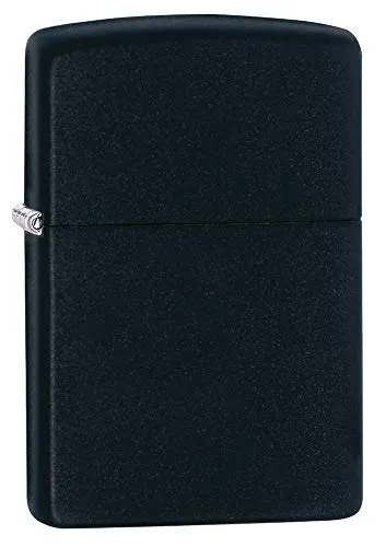 Zippo Feuerzeug Black Matte - Haushaltswaren - Winddichtes Design mit unverwechselbarem Zippo "Klick" und umweltfreundlicher Geschenkverpackung, ideal für jeden Anlass.