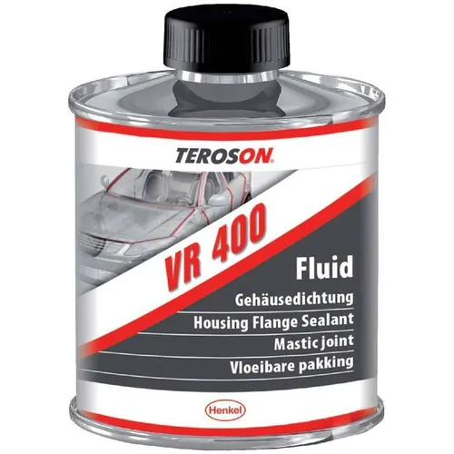 TEROSON VR 400 Gehäusedichtstoff 350ml - rotbraun, aushärtend - Klebeprodukte: Hochwertiger, flüssiger Dichtstoff auf Kunstharz-Basis mit exzellenter Metallhaftung, ideal für schwer demontierbare Flansche in Maschinen und Motoren.