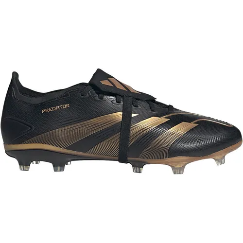 Adidas PREDATOR LEAGUE FT FG - schwarz - Fußballschuhe mit Controlskin für optimale Ballkontrolle und Komfort. Ideal für ambitionierte Spieler, die auf festen Böden explosive Antritte und präzise Schüsse erzielen wollen.