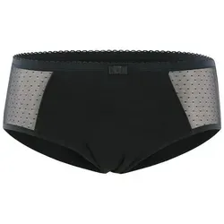 DIM Funktionsunterhose DIM Protect Period Panty mit Mesheinsatz, normal, Bio Baumwolle schwarz 34-36