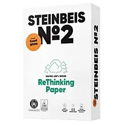 Steinbeis Trend No. 2 DIN A4 Druckerpapier 100 % Recycelt 80 g/m2 Matt Weiß 500 Blatt