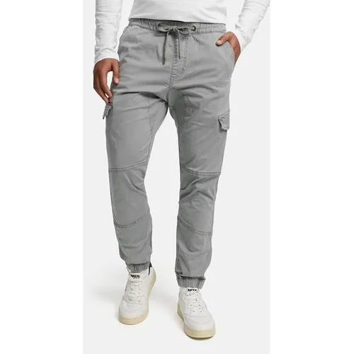 Indicode Herren Jogger-Pant INPillus mit elastischem Bund - Bequeme Cargohose für Herren in Größe S, aus 98% Baumwolle und 2% Elasthan. Ideal für den Alltag, mit elastischem Bund und Kordelzug für optimalen Tragekomfort.