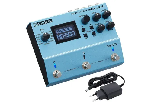 Boss by Roland E-Gitarre Boss MD-500 Modulation Effektgerät mit Netzteil, Effektgerät, Spar-Set, Mit Netzteil