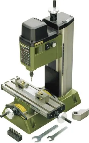 Proxxon MICRO-Fräse MF70 (27110) - Präzisionsfräse für feine Arbeiten, ideal für Modellbau und Hobbyprojekte, kompakt und benutzerfreundlich.