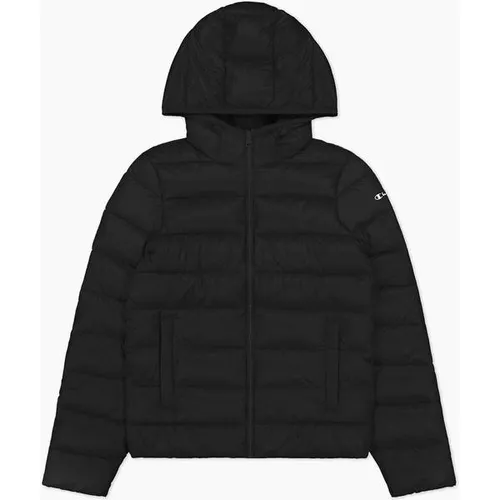 CHAMPION Damen Jacke Hooded Polyfilled Jacket - Funktionsjacken aus 100% Polyester, ideal für Sport und Outdoor-Aktivitäten. Die hochwertige und trendige Jacke bietet optimalen Komfort und Funktionalität.