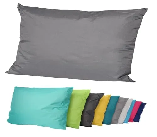 JACK Outdoor Lounge Kissen 30x50cm Dekokissen inkl. Füllung Wasserfest Sitzkissen Garten Stuhl Lotus Effekt, Farbe:Anthrazit