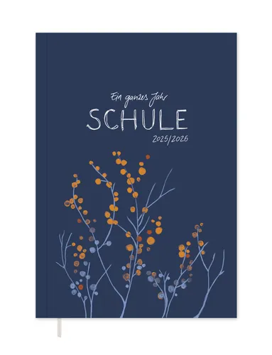 Eine der Guten Verlag Lehrerkalender Lehrerplaner 2025 2026 - A4, blau, 1 Doppelseite / Woche, Schuljahr 25/26, 224 S. Softcover, klimaneutral