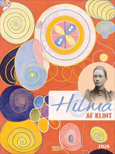 Hilma af Klint 2026: Großer Kunstkalender - Malerei - Edler Wandkalender mit den besten Werken der Künstlerin im beeindruckenden Galeriefomat 48 x 64 cm, perfekt für Kunstliebhaber.