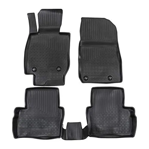 J&J AUTOMOTIVE | 3D Design Gummimatten Gummifußmatten Für CX-3 ab 2015, Schwarz, Anti-Rutsch, Ohne Geruch, Allwetter, Rand 3cm, 4-Teilig