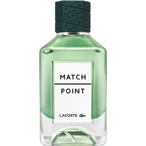 Lacoste Match Point Eau De Toilette Spray 100ml - Herrendüfte – Frischer, aromatischer Duft für aktive Männer, der Selbstvertrauen und Energie vermittelt. Der elegante Flakon ist vom Tennis inspiriert und symbolisiert den entscheidenden Moment im Spiel.