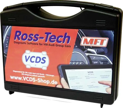 VCDS HEX-V2 USB Profi OBD II Diagnosetool - On-Board-Diagnose für VW, Audi, Seat & Skoda. Professionelle Steuergeräte-Diagnose und Codierung mit über 32.455 Fehlercodes und kostenlosen Software-Updates für 12 Monate.