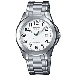 CASIO Chronograph MTP-1259PD-7BEG Unisex Uhr - Elegante Herrenuhr aus Edelstahl mit präzisem Chronographen-Funktion, ideal für jeden Anlass.