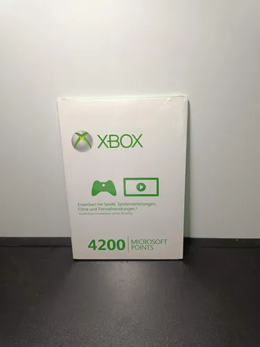 Xbox 360 Live - 4200 Microsoft Points - NEU OVP Sealed - Versand kostenlos