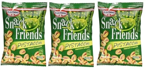 3x Cameo Snack Friends Pistazien, 120g Packung+ Italian Gourmet polpa 400g