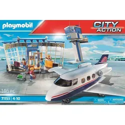 Flughafen mit Flugzeug - Spielzeug Flughafen Set, große Abmessungen für kreatives Spielen und realistische Flugzeug-Erlebnisse.