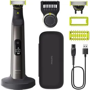 PHILIPS QP6652/61 OneBlade Pro 360 - Elektrorasierer & Barttrimmer - Barttrimmer mit wasserfestem Design für einfache Reinigung. Ideal für eine flexible Nass- oder Trockenrasur – für perfekten Komfort!