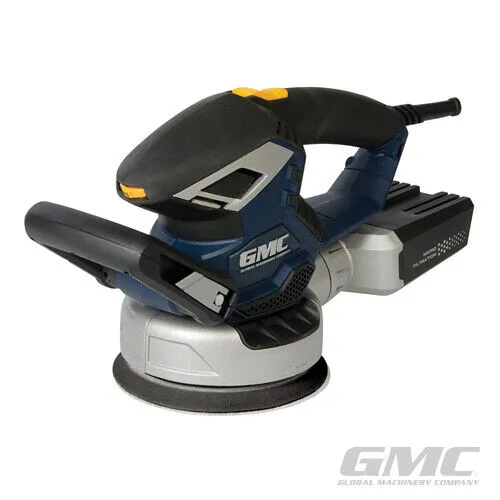 GMC ROS150CF Exzenterschleifer - Schleifmaschinen mit 430 W Motor und zwei Schleiftellern (Ø 125 & 150 mm) für effizientes Arbeiten. Leicht, robust und ideal für Fertigschliffe auf Holz.