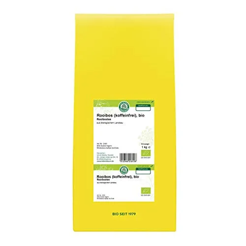 LEBENSBAUM Bio Rooibos Tee, Rooibostee lose, Rotbusch Tee bio, koffeinfrei, mild aromatisch, 1 kg