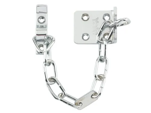 YALE Ws6 Security Door Chain - Chrome Finish
