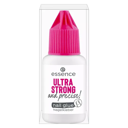 essence ULTRA STRONG & precise! Fingernagelkleber 8 g - Nail-Art Instrumente, schnelltrocknend und mit ergonomischem Pinsel für präzises Auftragen – für eine professionelle Maniküre bequem von zu Hause aus.