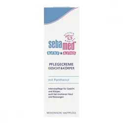 Sebamed Baby & Kind Pflegecreme - Babypflege mit pH 5,5, ideal für empfindliche Kinderhaut. Beruhigt und schützt mit Panthenol und Johanniskrautextrakt, ohne Mineralöle und Farbstoffe.